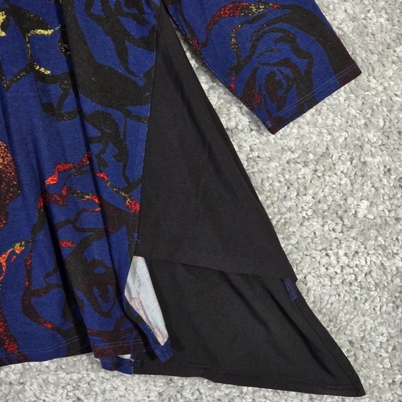 Liv by Habitat Women Asymmetrical‎ Top Size Small Abstract Artsy Minimal Layer - Picture 2 of 12